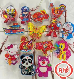 đèn nhựa 2 mảnh