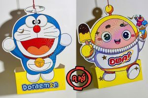 lồng đèn giáy phản quảng doremon